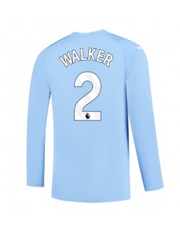 Manchester City Kyle Walker #2 Domaci Dres 2023-24 Dugim Rukavima